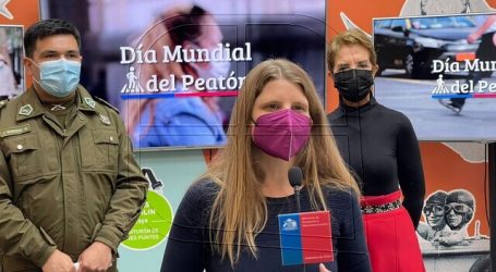 Gobierno refuerza llamado al autocuidado y al respeto de los peatones