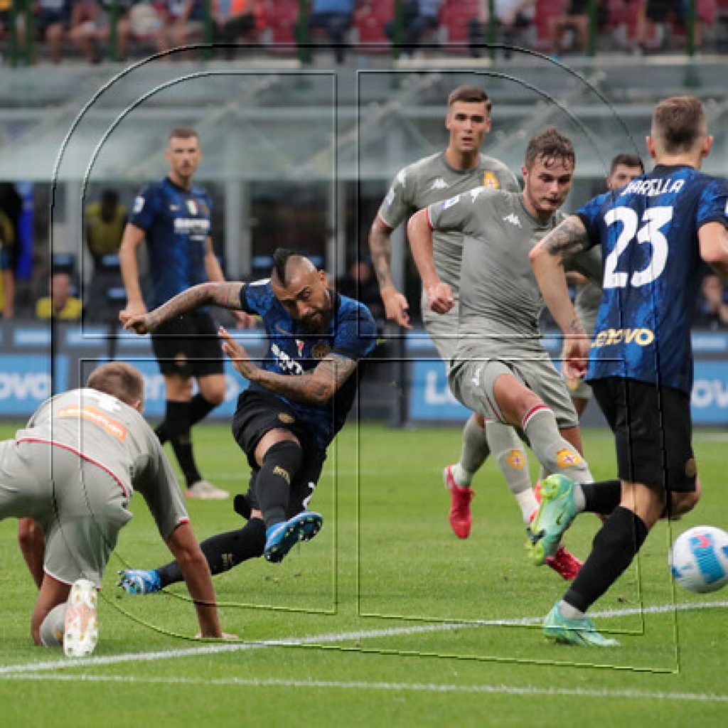 Serie A: Vidal brilla con gol y asistencia en goleada del Inter sobre Genoa
