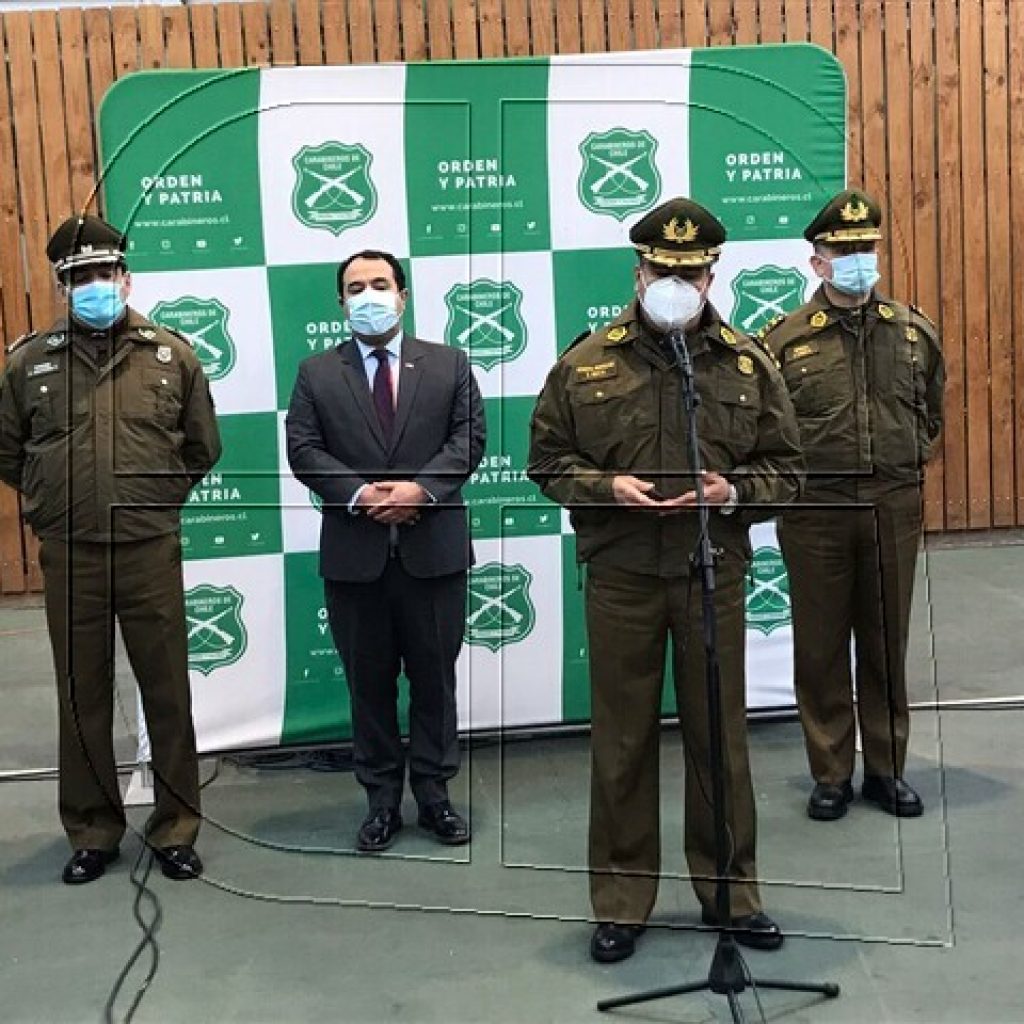 Plan anti encerronas de Carabineros registra una disminución de 5,3%