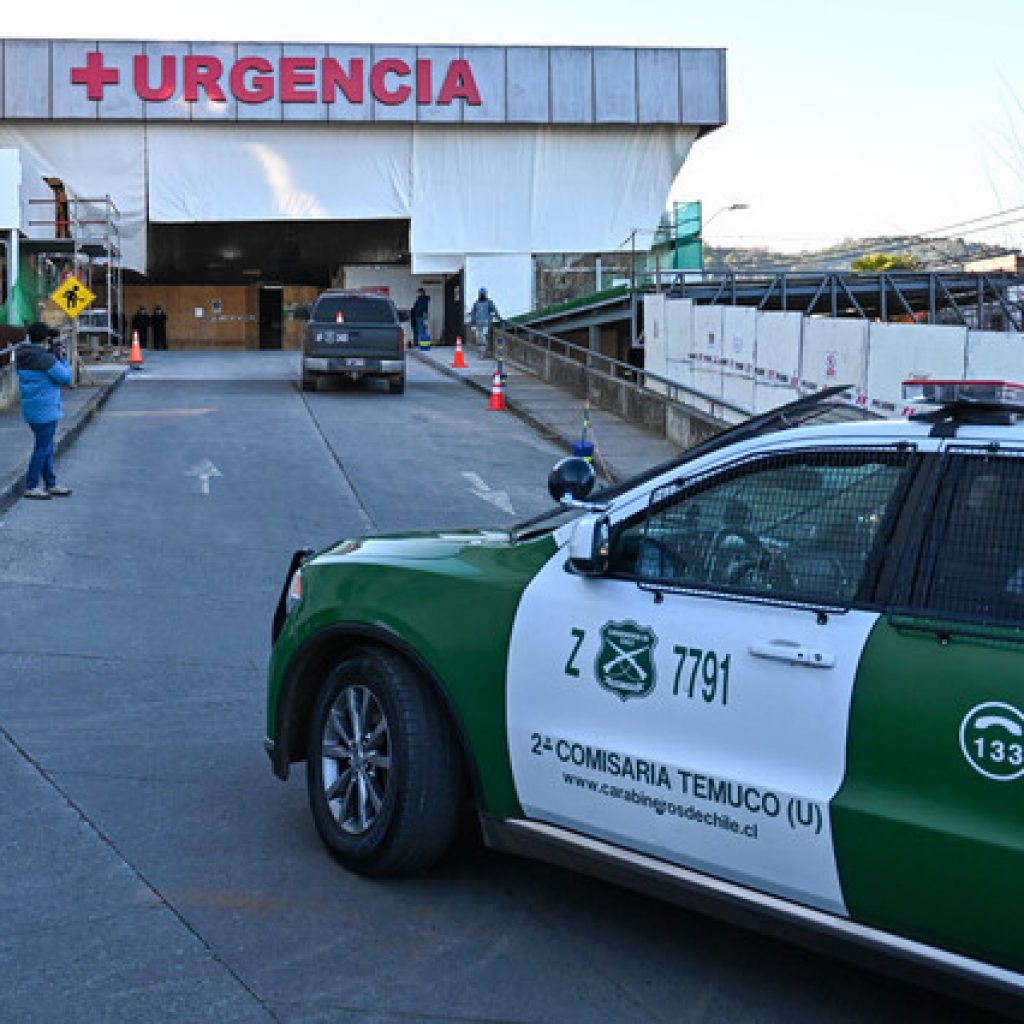 Un carabinero resulta herido en ataque a carro policial al sur de Temuco