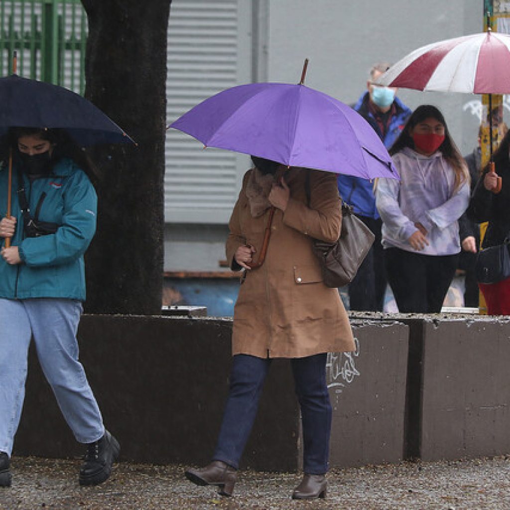 Alerta Temprana Preventiva para la Región Metropolitana por lluvia y viento