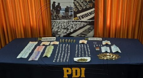 PDI detiene a cuatro personas dedicadas a la venta de droga en Quilpué