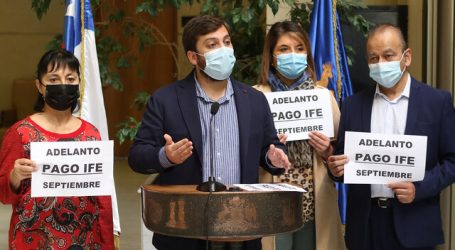 Ofician a Piñera para que se adelante pago de IFE al 15 de septiembre y sea 100%