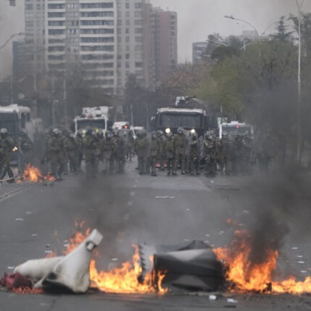 Carabineros reportó 6 detenidos en incidentes por el 11 de septiembre