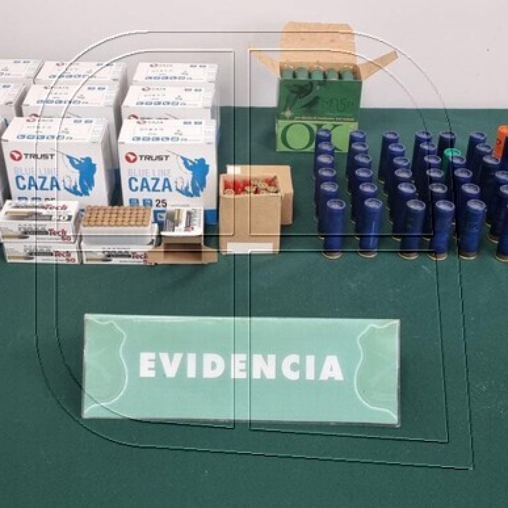 12 detenidos por tráfico de municiones y cohecho en Cauquenes y Constitución