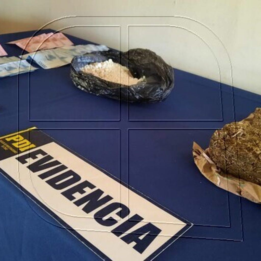 PDI detiene a sujetos que comercializaban droga en sector sur de Los Andes