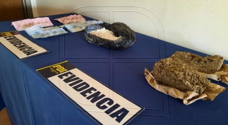 PDI detiene a sujetos que comercializaban droga en sector sur de Los Andes