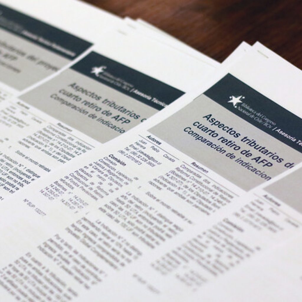 Cuarto retiro: Comisión declaró inadmisible indicación sobre impuestos