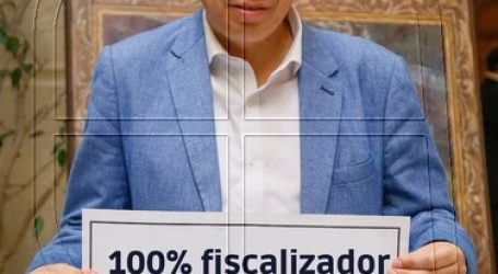“100% Fiscalizador”: Andrés Celis lanza su candidatura a la reelección