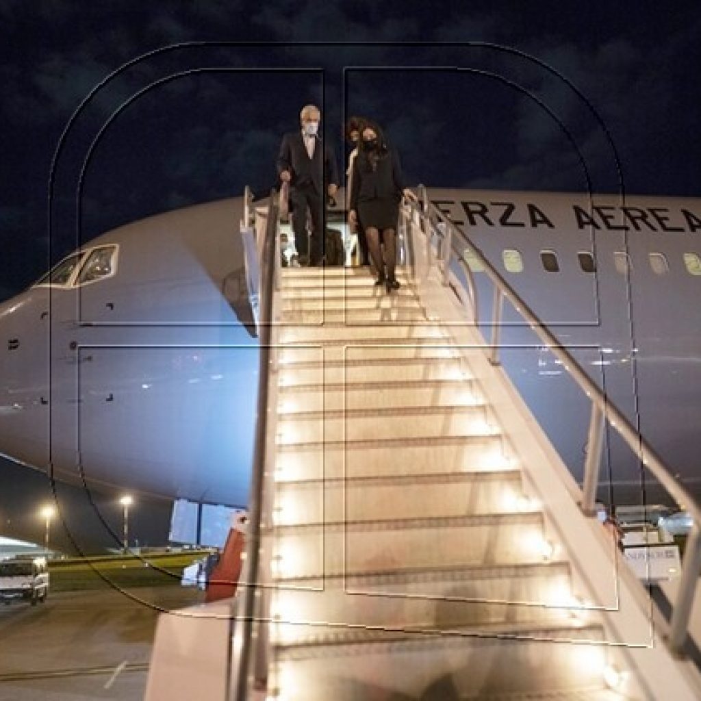 Piñera llega a Uruguay en visita oficial y se reunirá con Luis Lacalle Pou