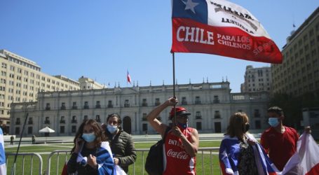 Marcha en Santiago contra la inmigración terminó con incidentes