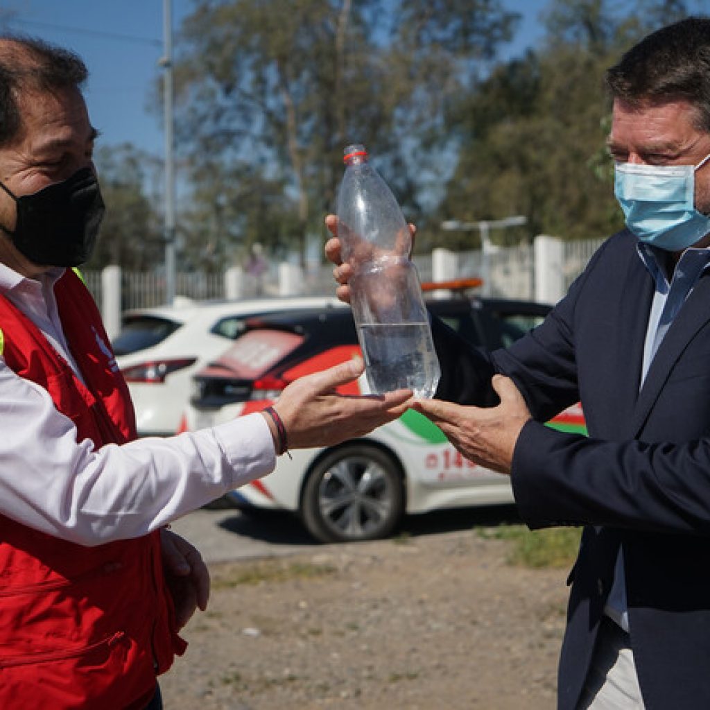 Orrego supervisa plan de abastecimiento ante corte de agua programado