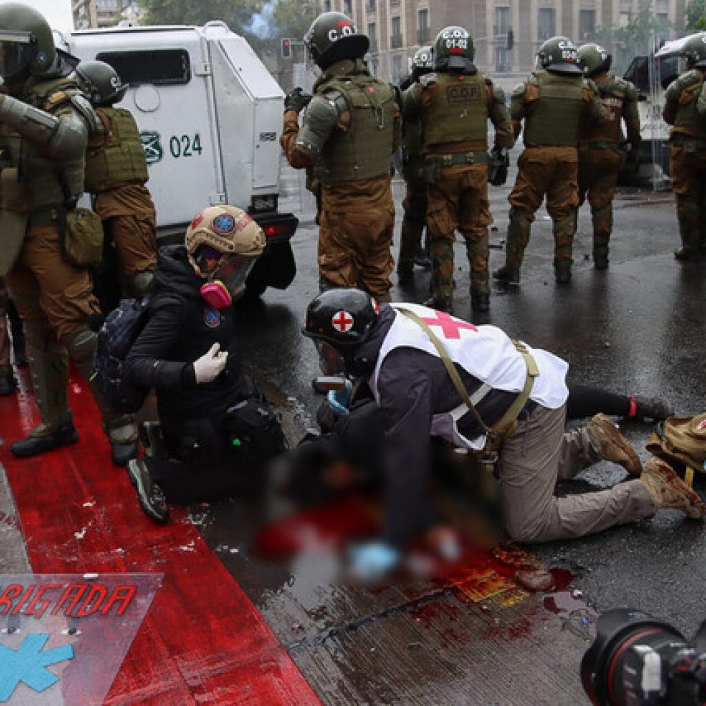 Falleció mujer herida durante manifestaciones en Santiago