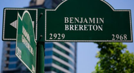 Fanático bautiza calle en Las Condes con el nombre ‘Benjamín Brereton’