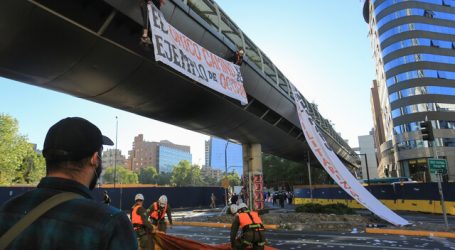2° Aniversario 18-O: Se registran cortes de tránsito y barricadas en la capital