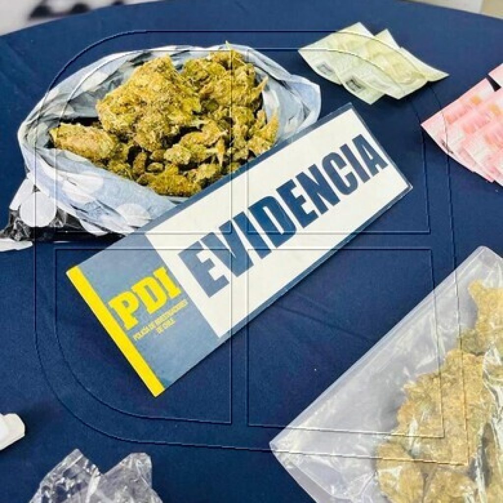 PDI de Arica incautó 27 kilos de droga en cuatro inmuebles de la comuna