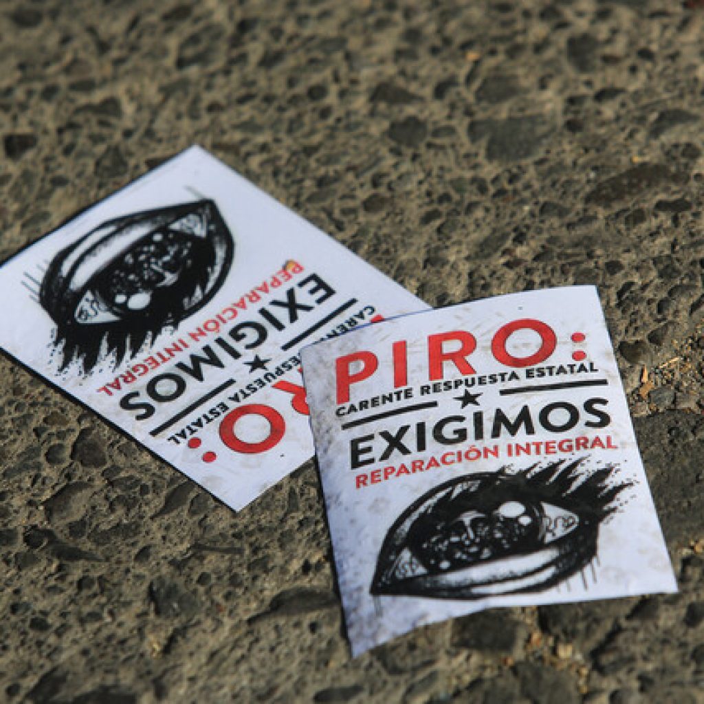 Víctimas de trauma ocular se toman oficinas del INDH en Santiago