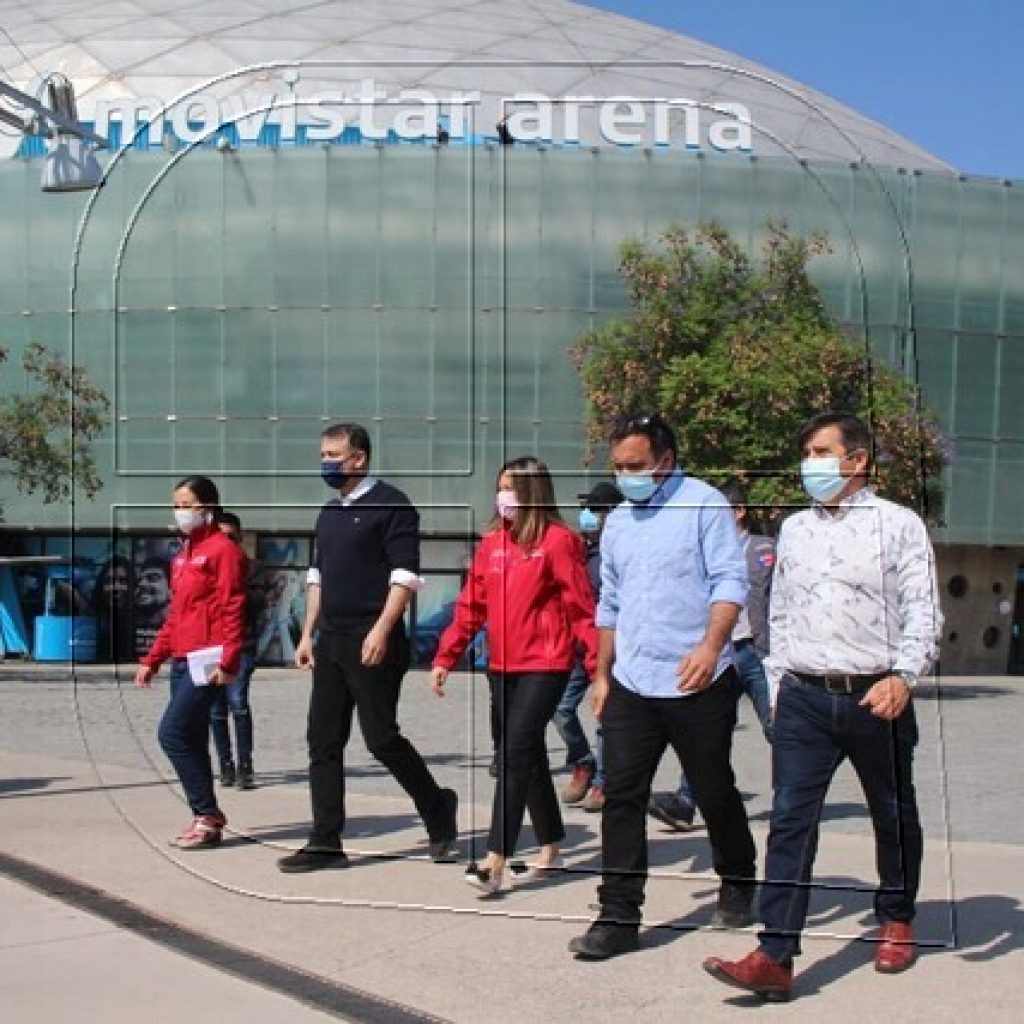 Fiscalizan medidas sanitarias para eventos masivos en el Movistar Arena