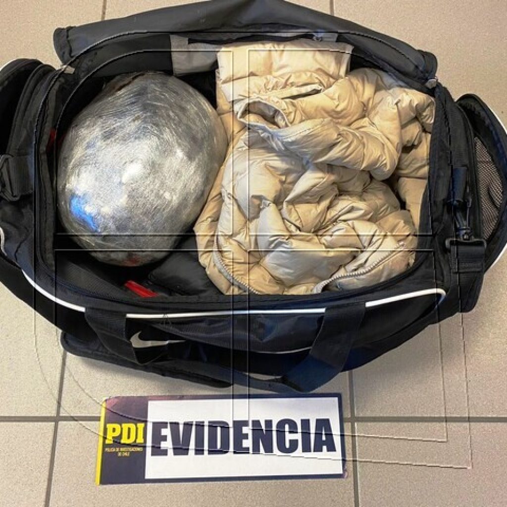 PDI incauta más de 5 millones de pesos de cannabis sativa en control carretero