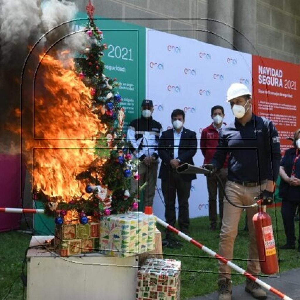 Lanzan campaña "Navidad Segura" y entregan recomendaciones ante accidentes