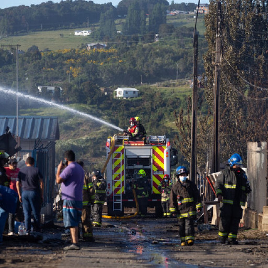 Gobierno decretará Estado de Catástrofe tras devastador incendio en Castro
