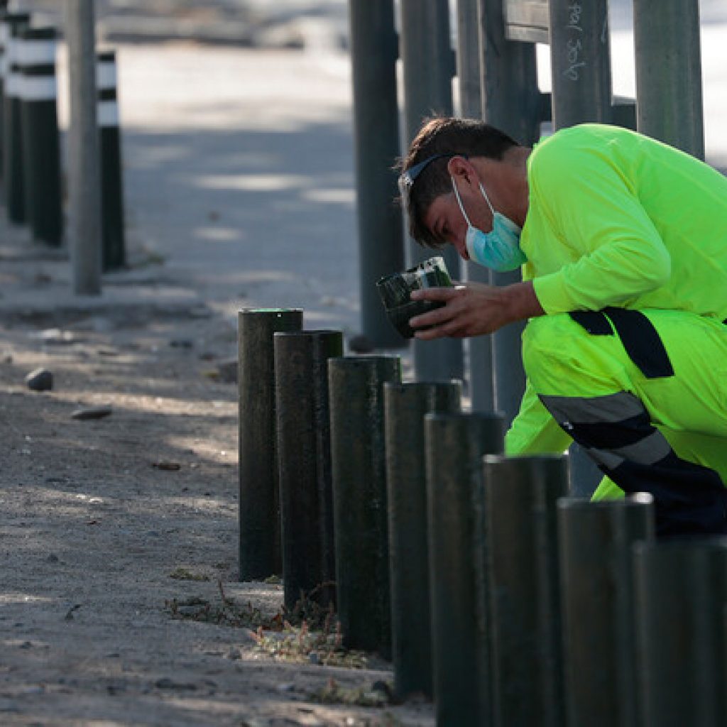 Comenzó el cierre de acceso de vehículos en el Parque de Los Reyes