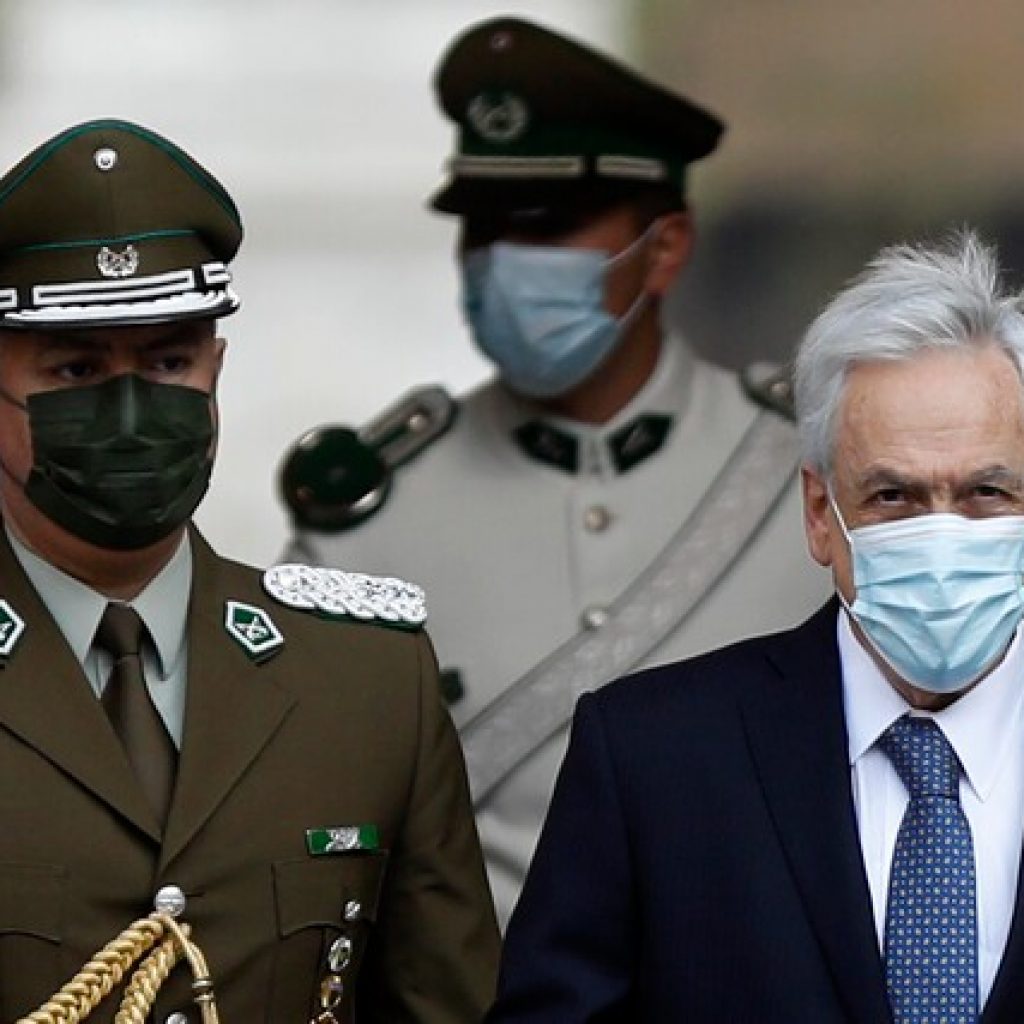 Presidente Piñera entrega saludo de fin de año