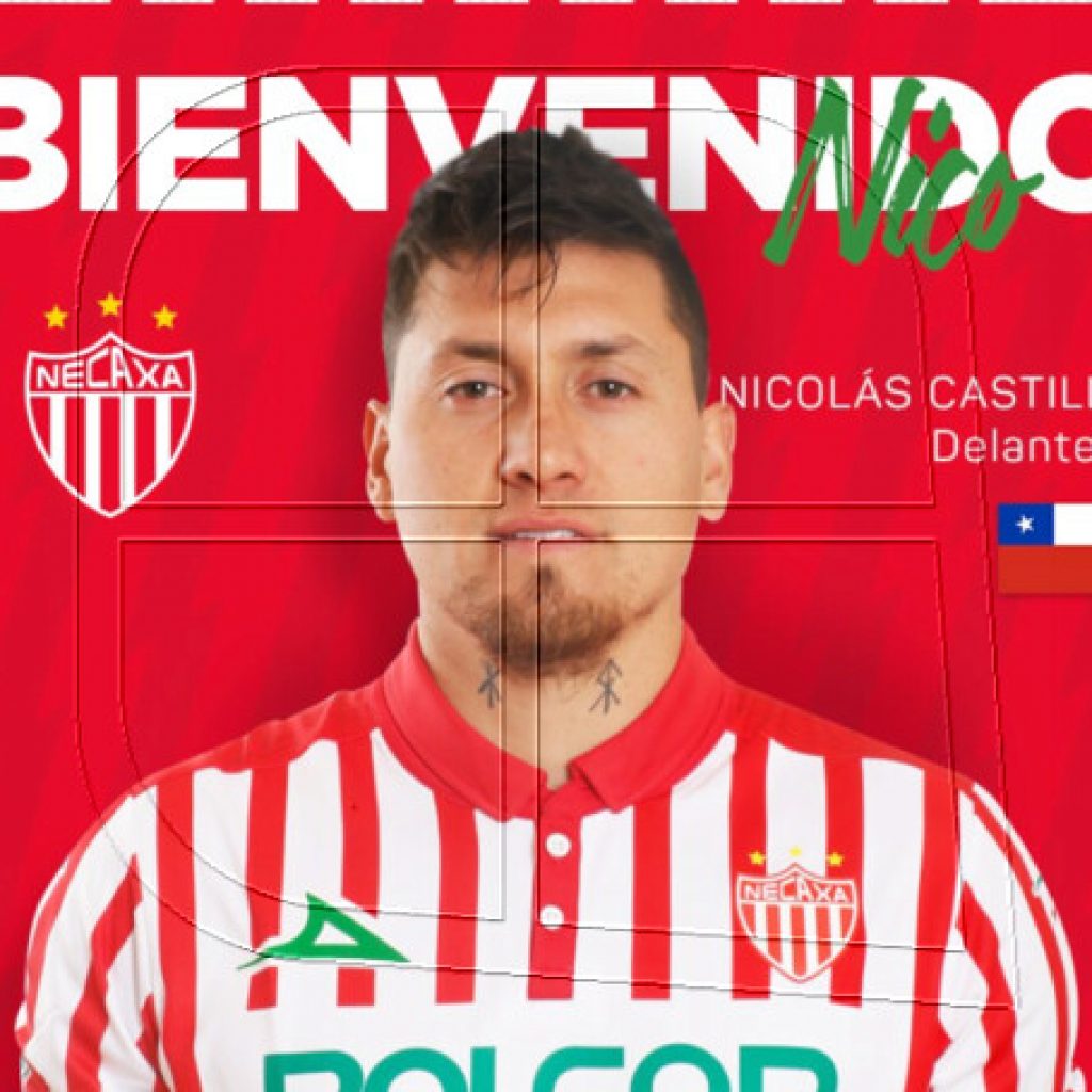 Nicolás Castillo fue oficializado como refuerzo del Necaxa mexicano