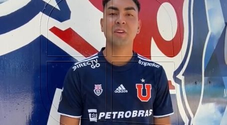 Jeisson Vargas envió saludo a los hinchas de Universidad de Chile