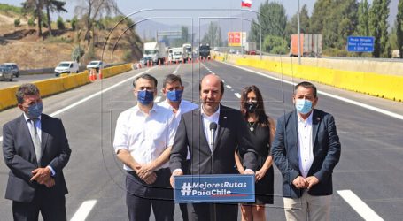 MOP inaugura nuevo tramo de terceras pistas en la Ruta 5