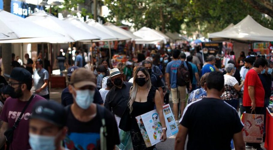Covid-19: Positividad diaria en la Región Metropolitana es de 7,39%