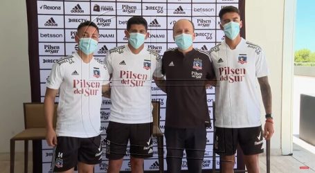 Lucero, Pavez y Zavala fueron presentados como refuerzos de Colo Colo