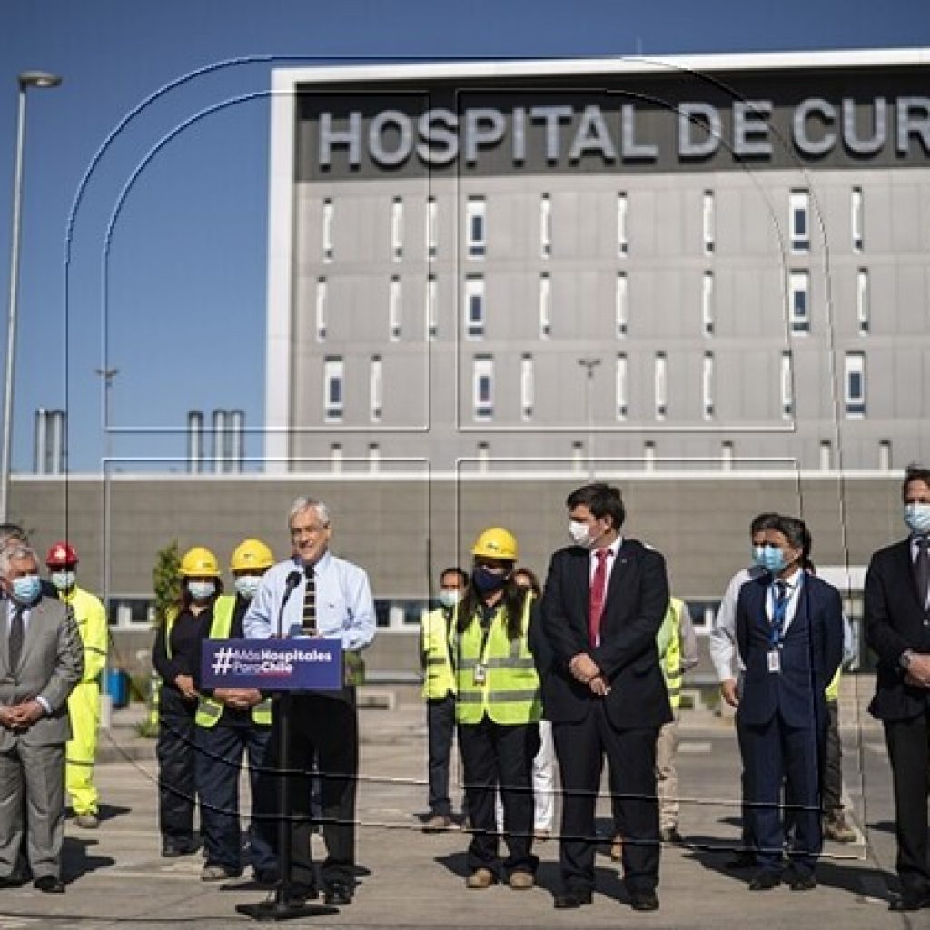 Piñera visita las instalaciones del nuevo Hospital Provincial de Curicó