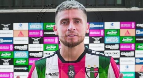 Palestino informó el fichaje del volante Ariel Martínez