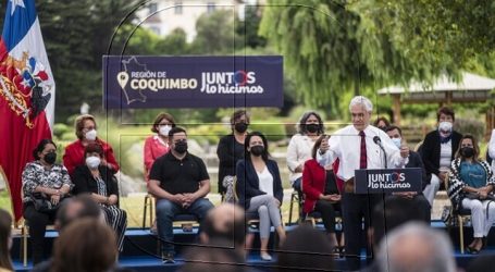 Piñera destaca avances en el desarrollo local en cuenta pública de Coquimbo