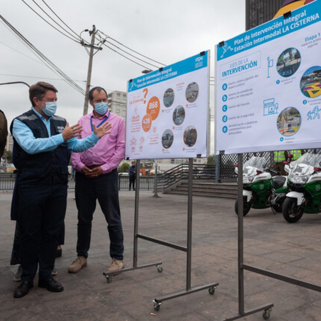 Anuncian intervención en alrededores de la Estación Intermodal La Cisterna