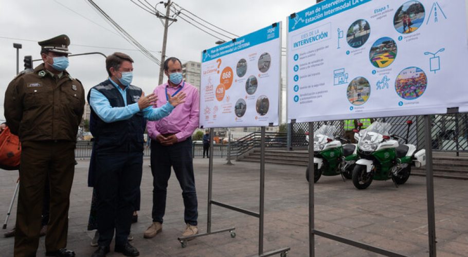 Anuncian intervención en alrededores de la Estación Intermodal La Cisterna