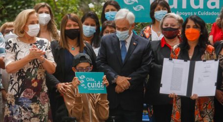 Piñera crea Subsistema Nacional de Apoyo y Cuidados
