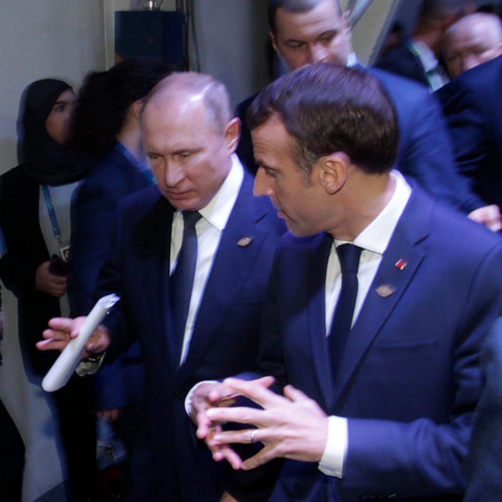 Ucrania: Macron viajará este lunes a Moscú para reunirse con Putin