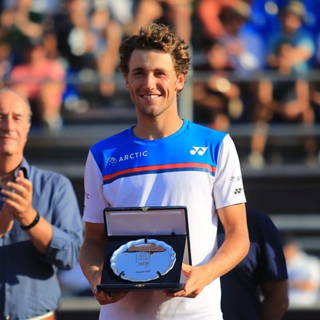 Tenis: Peligra presencia de Casper Ruud en el ATP 250 de Santiago