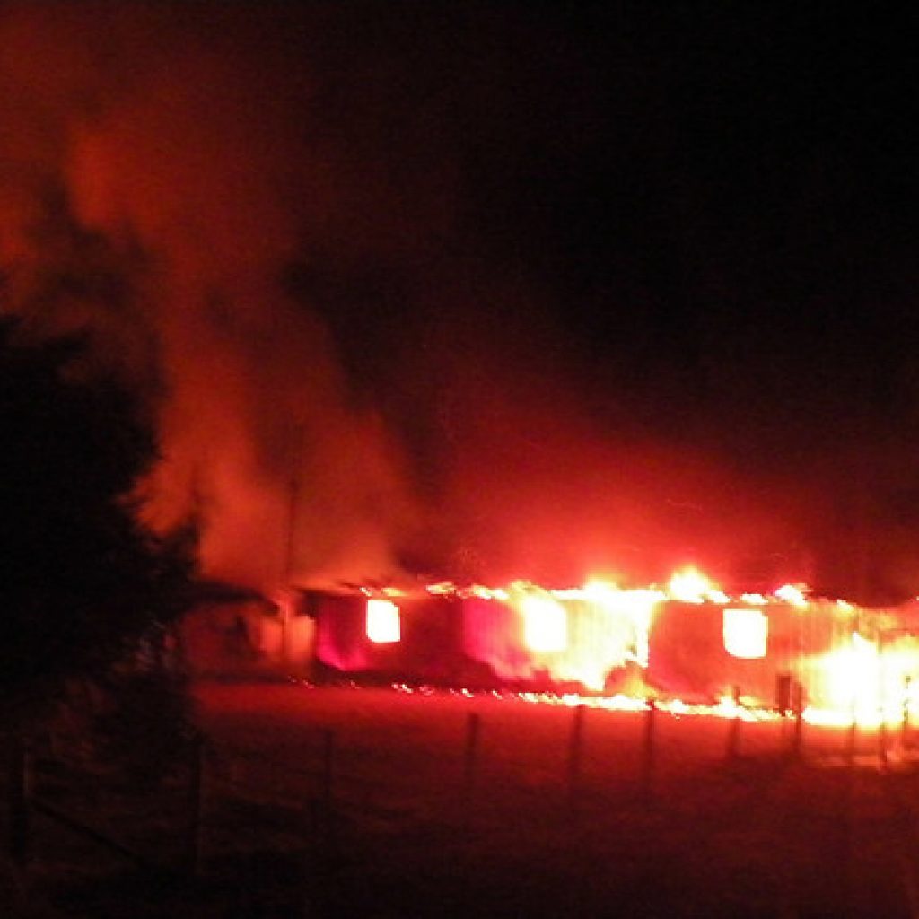 Dos nuevos ataques incendiarios se registraron en la Región del Biobío