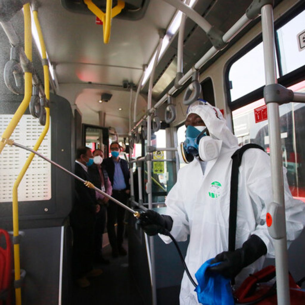 Se han realizado más de 170 mil sanitizaciones a buses del transporte público
