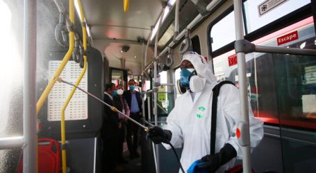 Se han realizado más de 170 mil sanitizaciones a buses del transporte público