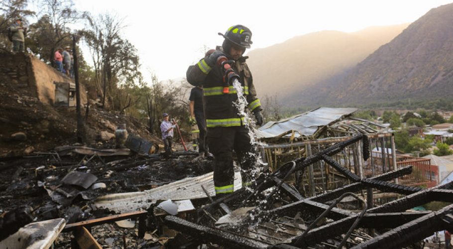 Incendio en la comuna de San Fernando consumió un total de 25 viviendas