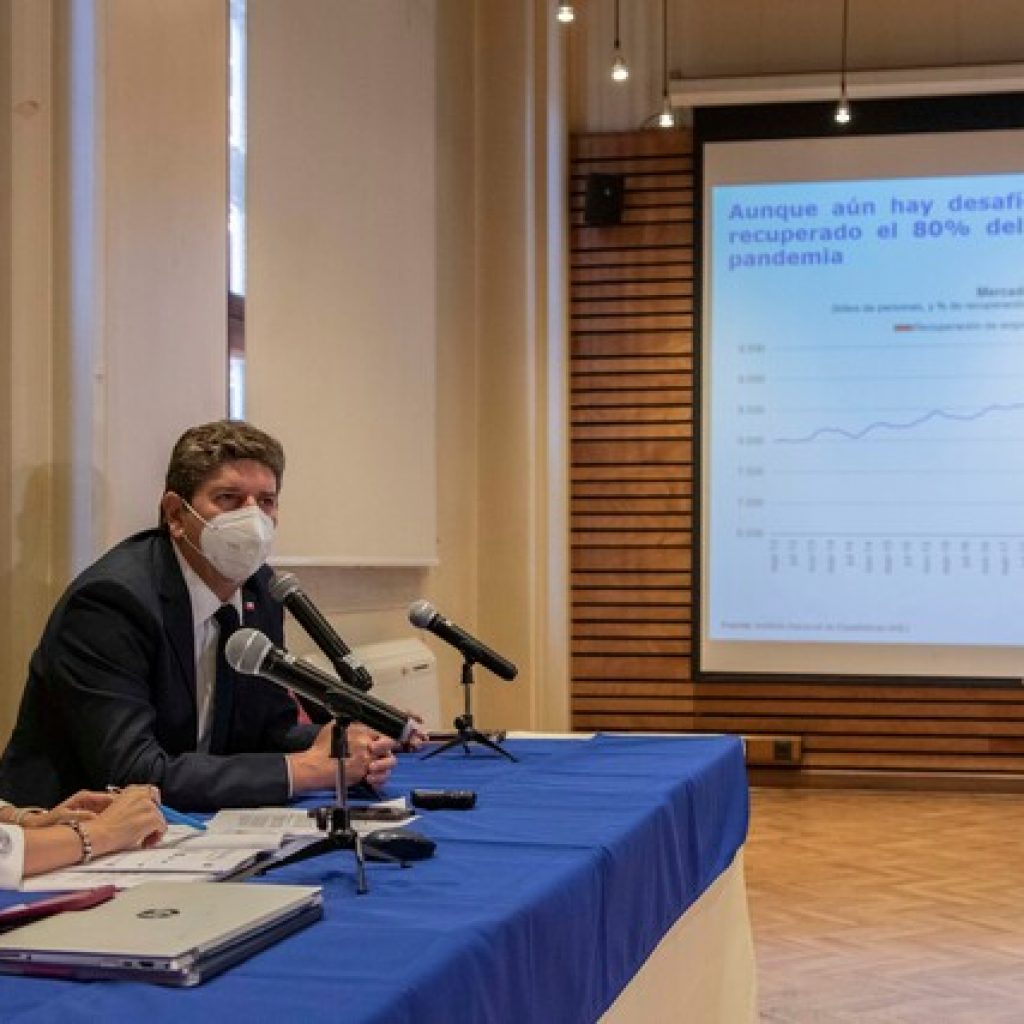 Ministerio de Hacienda proyecta un crecimiento económico de 3,5% para 2022