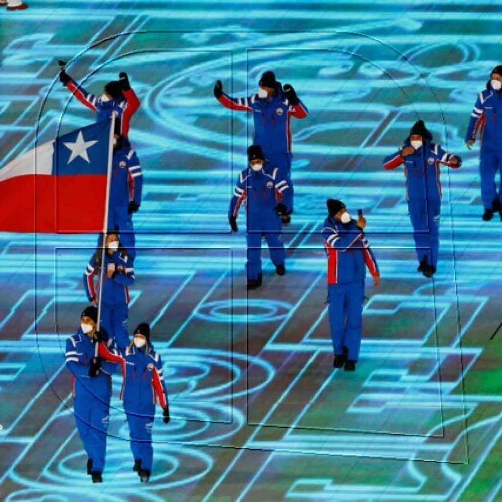 Beijing 2022: Chile desfila en inauguración de la mano de Ohaco y von Appen