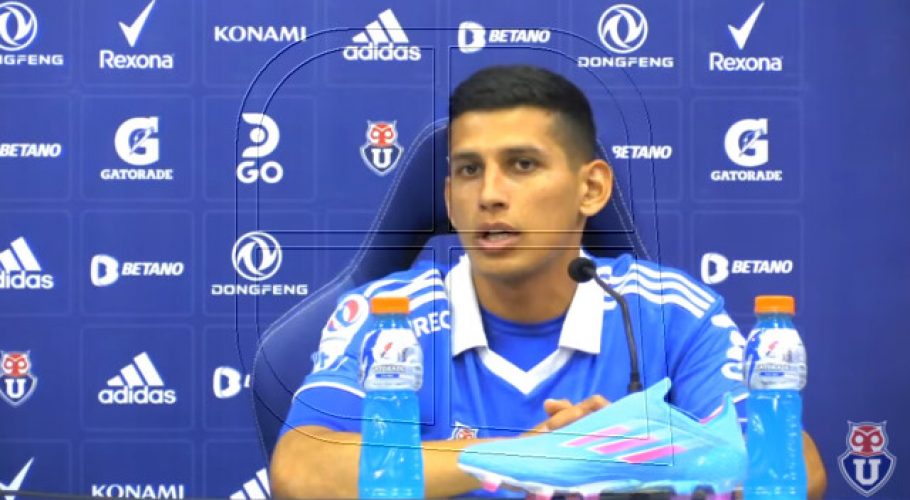 Israel Poblete presentado en la U: "Esto es un equipo grande y hay que rendir"