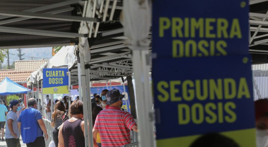COVID-19: Se ha administrado casi 47 millones de vacunas en Chile