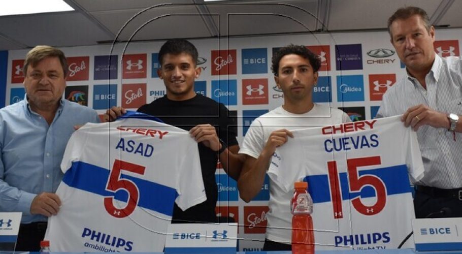 Universidad Católica presentó oficialmente a Yamil Asad y Cristián Cuevas