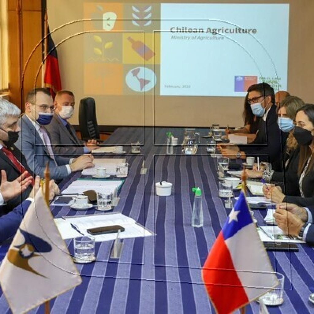 Undurraga firma plan de trabajo con ministro de Comisión Económica Euroasiática